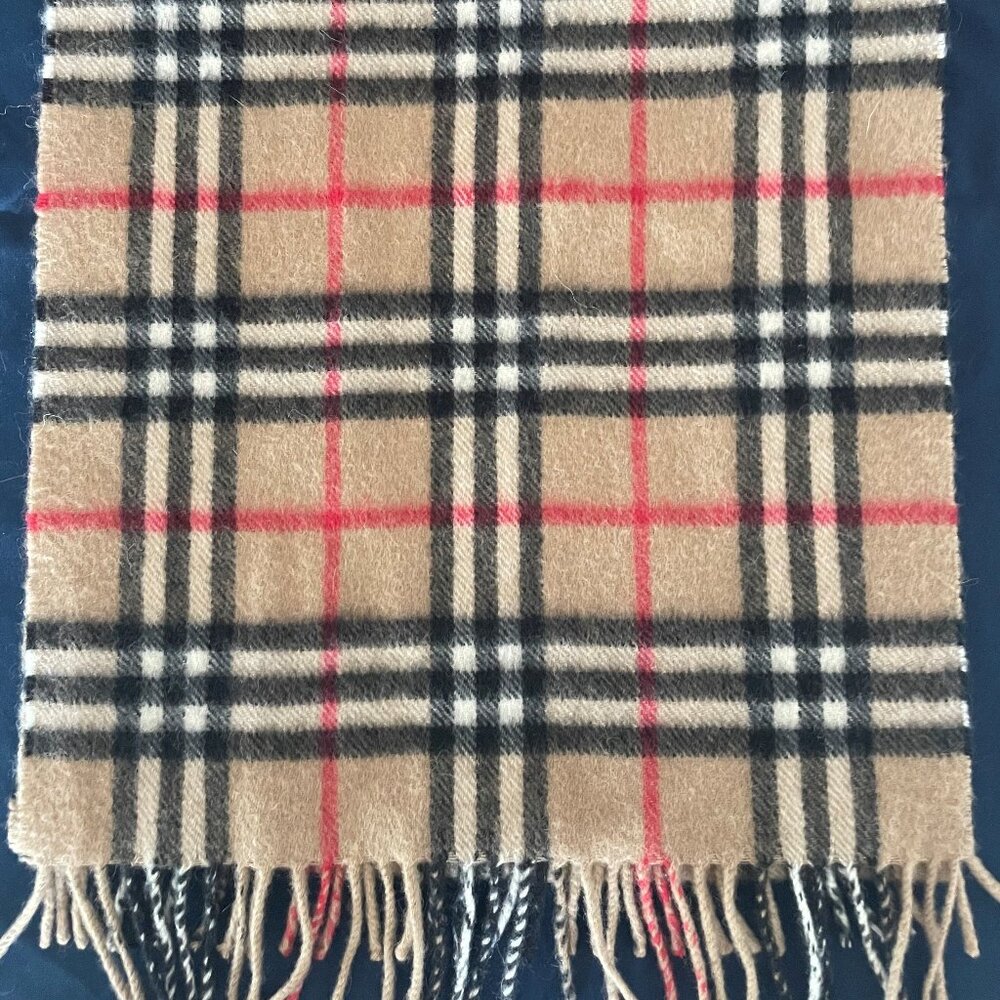 Burberry Check Wool Scarf